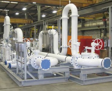 Oil and Gas Line Skid Assemblies